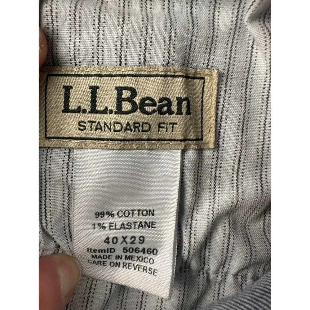 Vintage L.L. Bean Jeans Men's 40x29 Standard Fit‎ Denim Casual Cotton Pants Blue